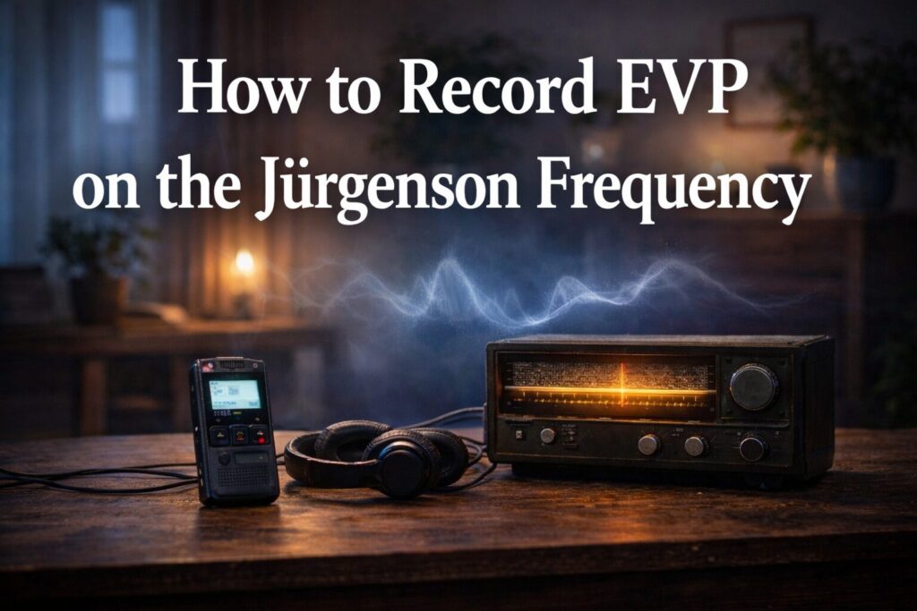 How to record EVP on the Jürgenson Frequency using a radio and digital voice recorder