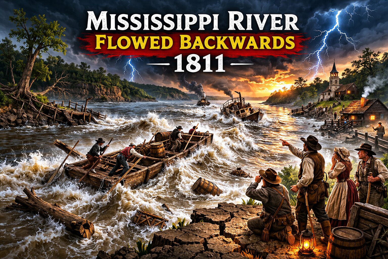 Is it True the Mississippi River Flowed Backwards in 1811? - Paraghosts